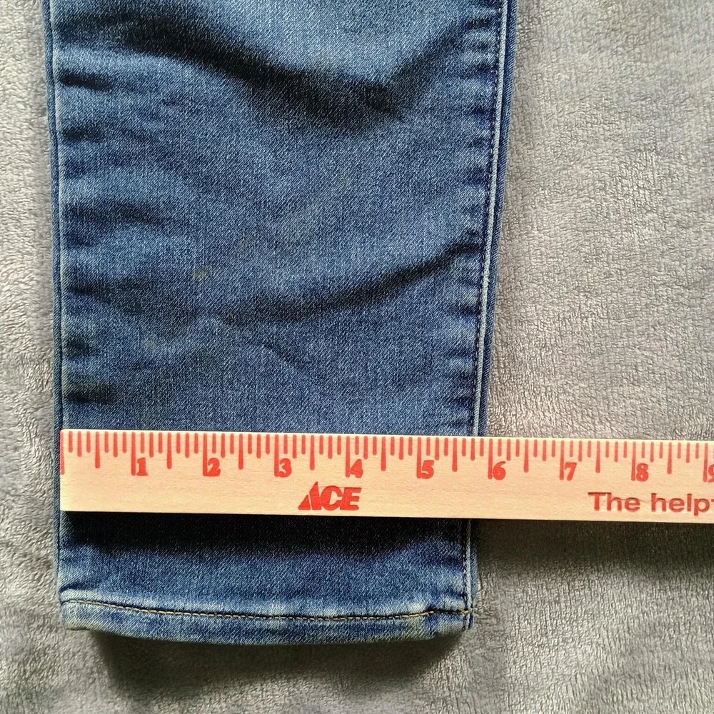 Gap Jeans Kids 12 Slim‎ Blue Skinny Washwell Zip Fly 5 Pocket Denim Casual
